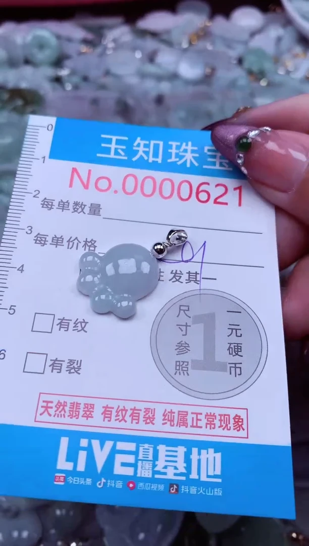 吊坠(不含链)未镶嵌翡翠621