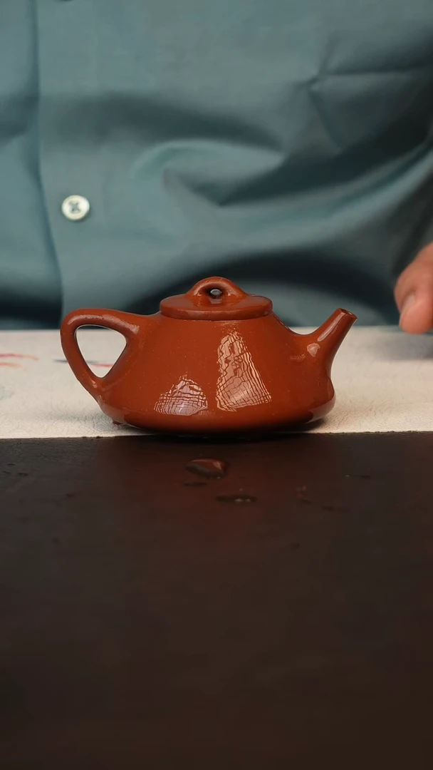 茶壶紫砂原矿紫砂平台紫泥石瓢