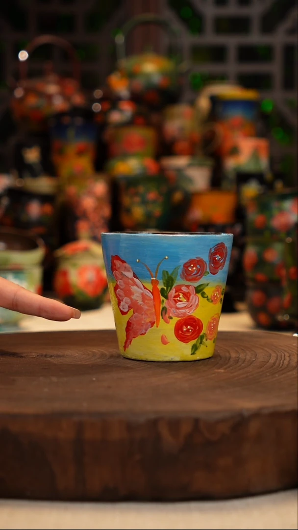 油画   釉下彩    杯子