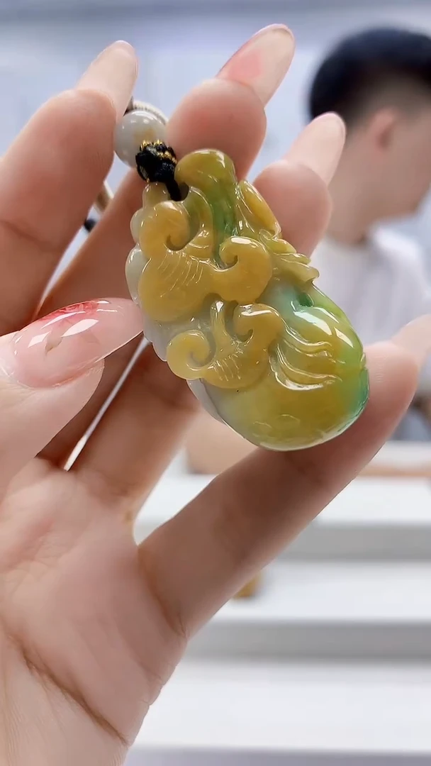 未镶嵌定制翡翠4917ty-毛货挂件52