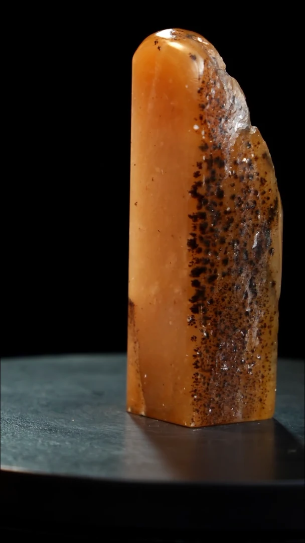 田黄石黄冻水草印章印章印章