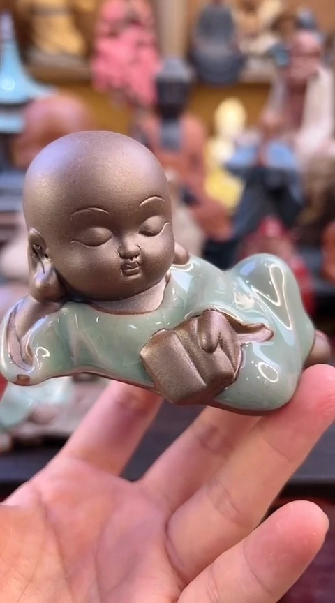 紫砂茶宠器闵茶宠摆件