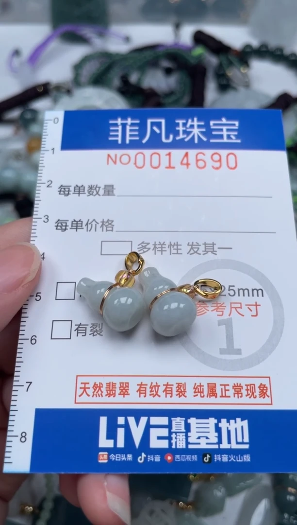 颈饰未镶嵌翡翠14690