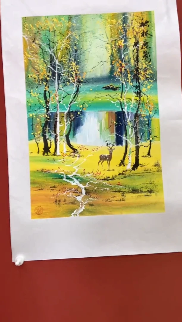 国画王月新国画作品