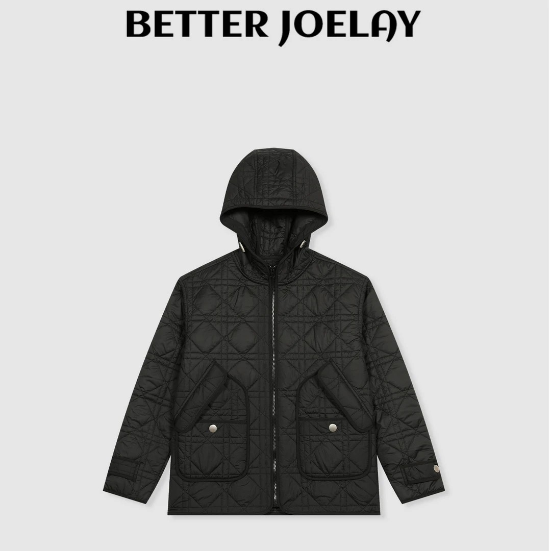 BETTER JOELAY-【雨夜回忆录】时尚潮流百搭休闲连帽棉服WL9608
