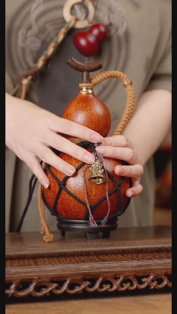 254号精品天然大漆酒葫芦一物一拍~