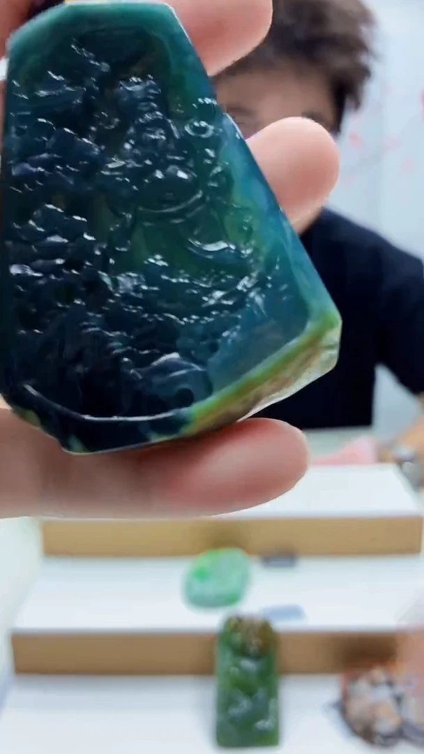 未镶嵌定制翡翠4688bb-毛货挂件10