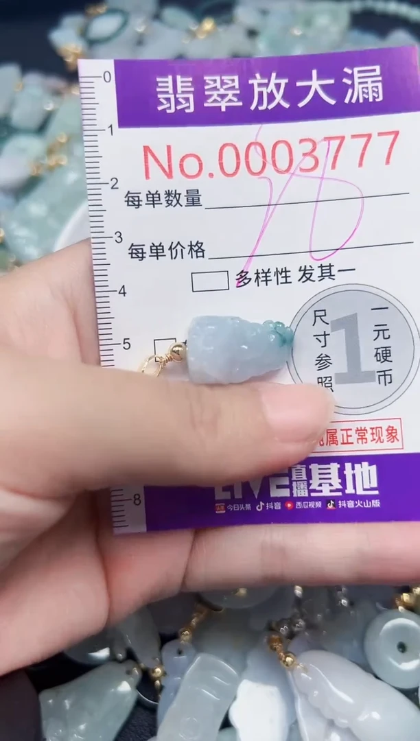 颈饰未镶嵌翡翠3777