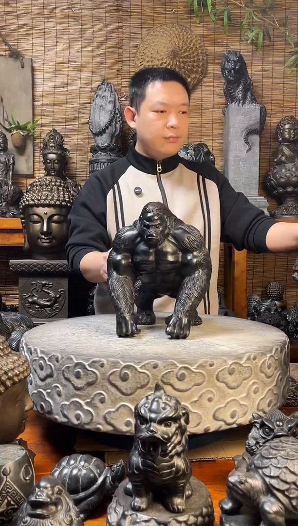 石材30闭口金刚天然青石雕刻