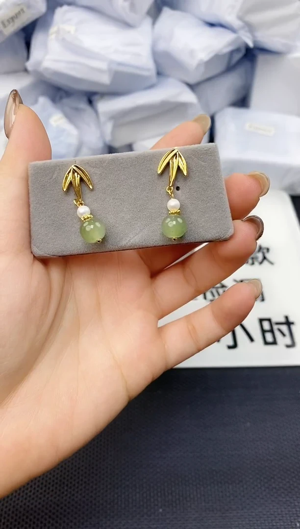 未镶嵌耳饰淡水珍珠ED1089