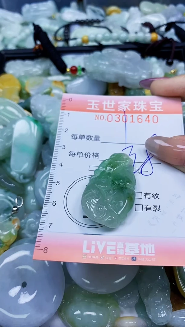 翡翠未镶嵌颈饰闪购0301640