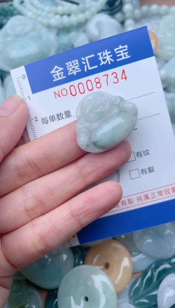 颈饰未镶嵌翡翠8734