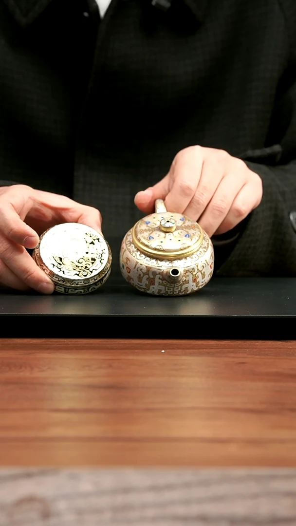 【闪购商品】紫砂茶壶五堂  东皇钟120cc-东皇+神兽盖置