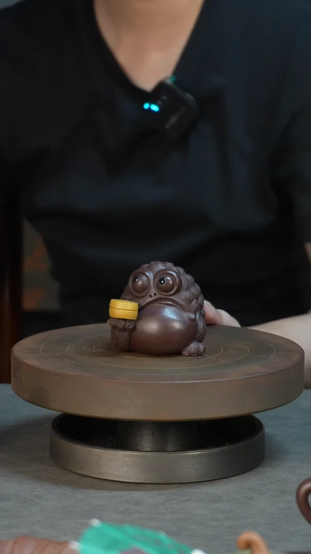 紫砂1紫砂作品招财蟾仙