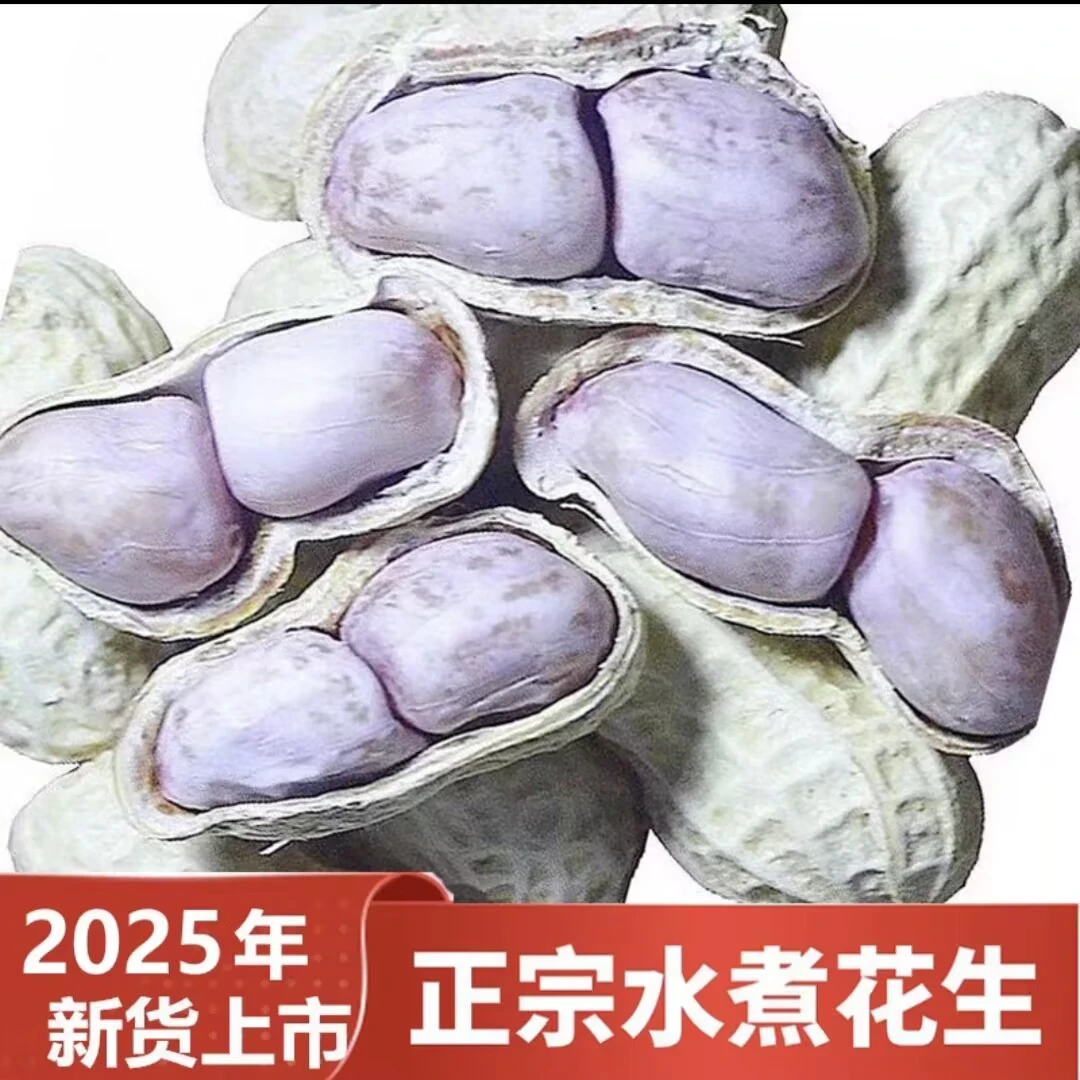 ）农家水煮咸干花生