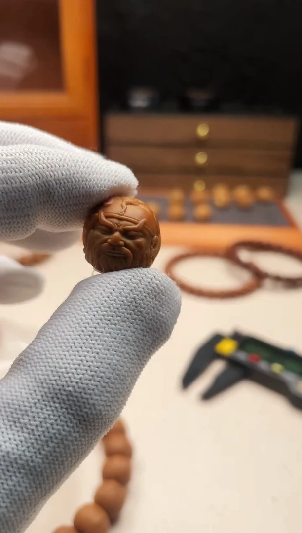 手串猴头核桃单颗关老爷