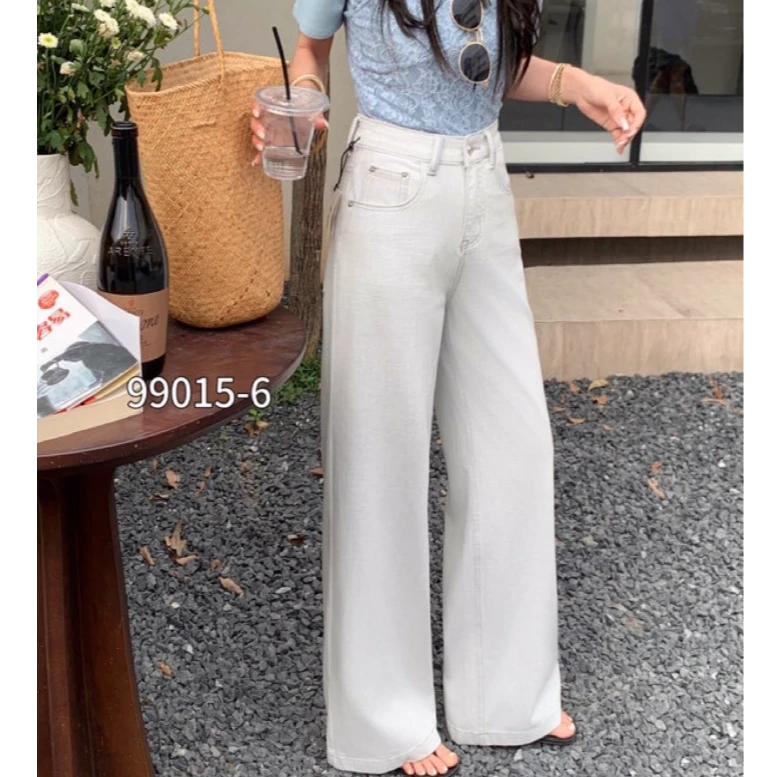 【南油玲姐】白色新款牛仔裤99015-6