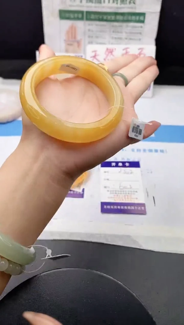 未镶嵌手镯石英质玉j202-HB60+