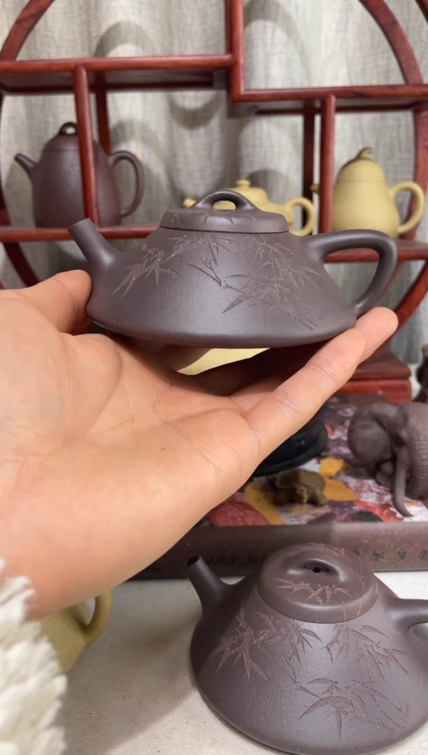 【闪购商品】紫砂茶壶台西底板紫泥合瓢