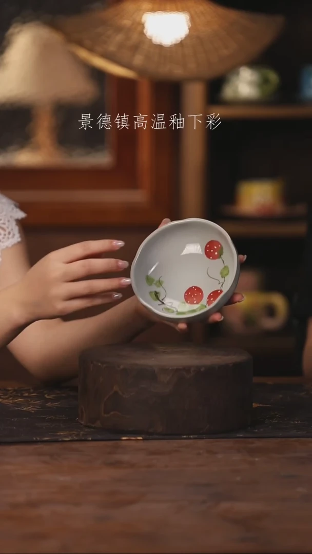 景德镇高温釉下手绘陶瓷458