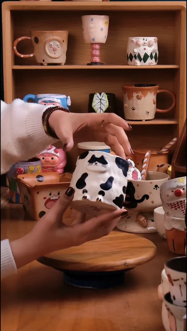 摆件陶景德镇原创手工陶瓷