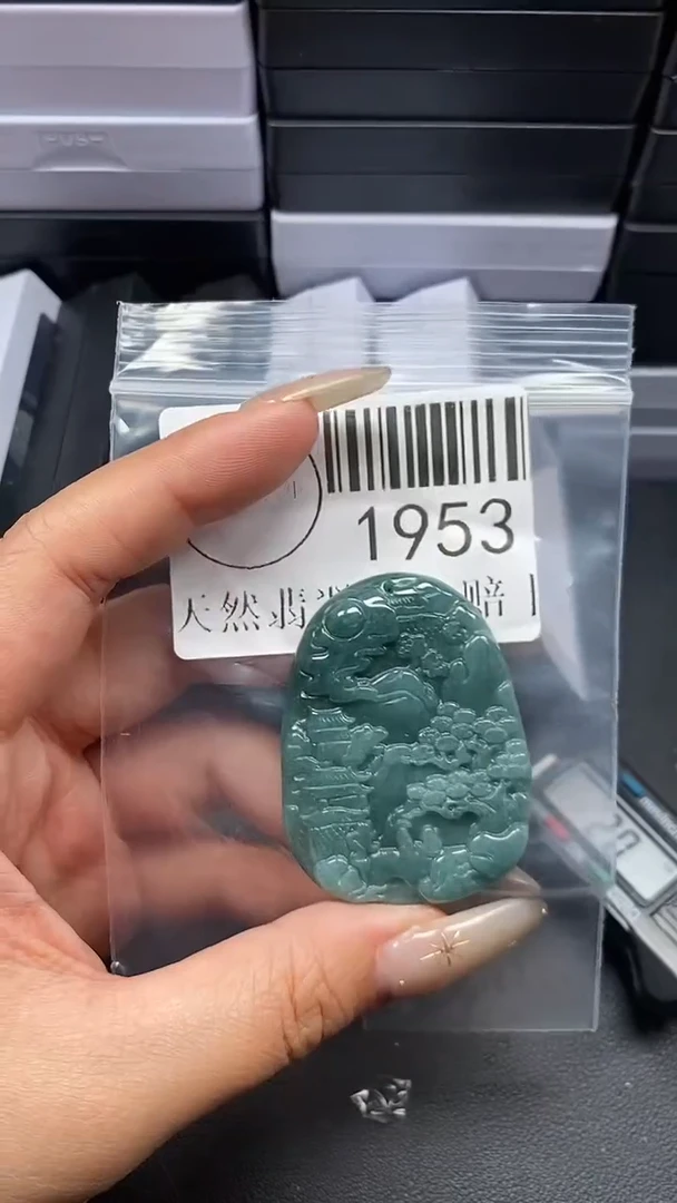 颈饰未镶嵌翡翠1953