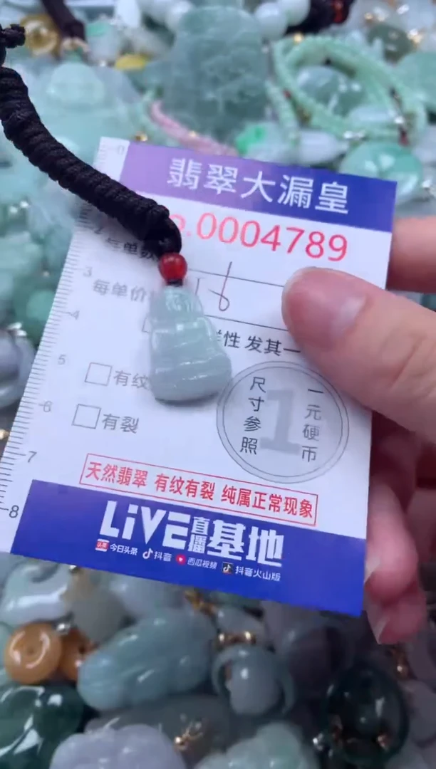 翡翠未镶嵌吊坠(不含链)4789