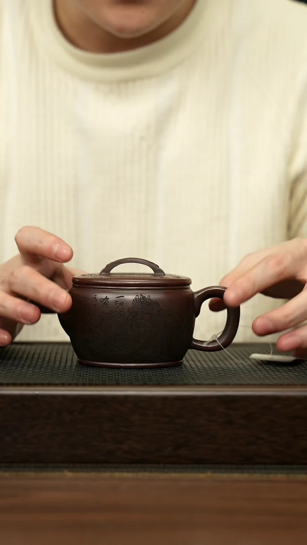 【闪购商品】紫砂茶壶宜兴原矿 手工 紫砂壶容量220CC