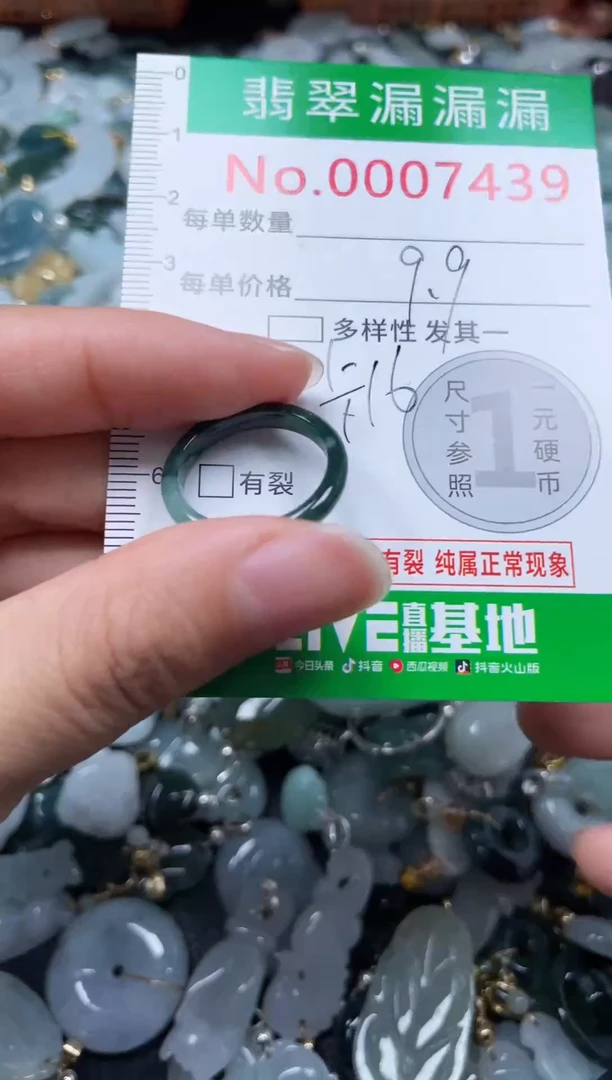 颈饰未镶嵌翡翠7439