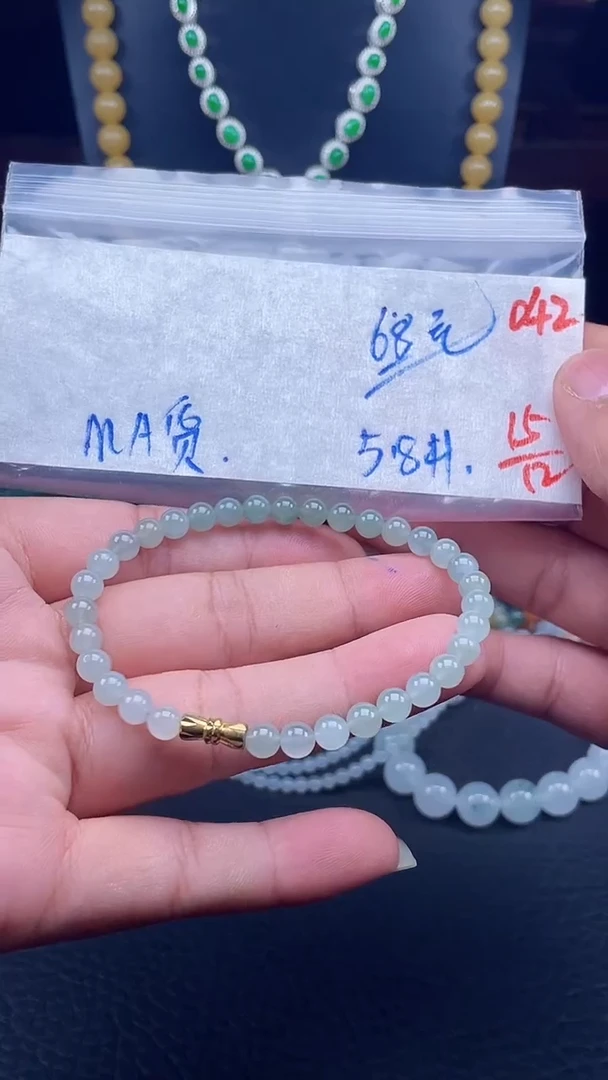 未镶嵌定制翡翠042毛货需精细抛光多样性发一件珠串