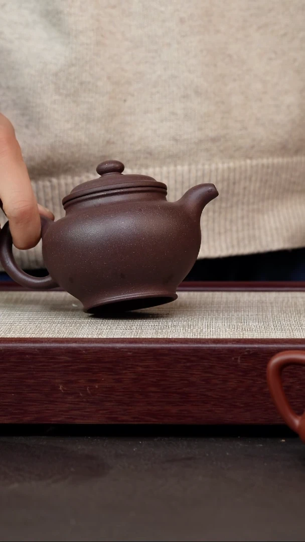 茶杯紫砂喝***子天青掇只