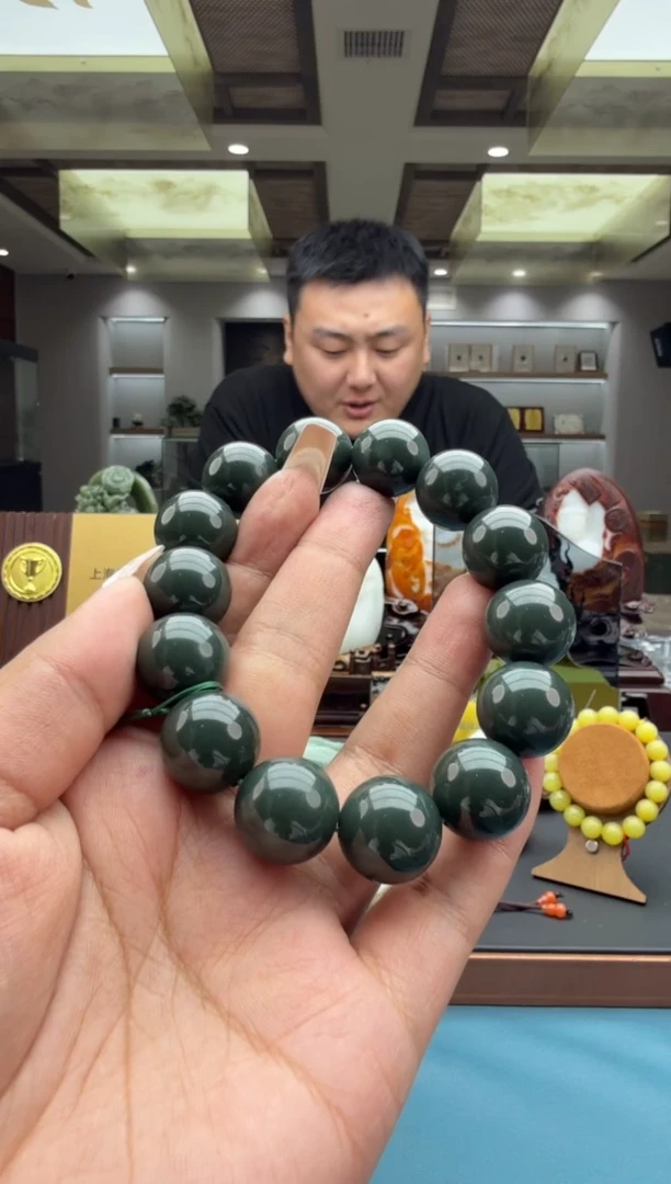 未镶嵌手串和田玉淡**悔szq16