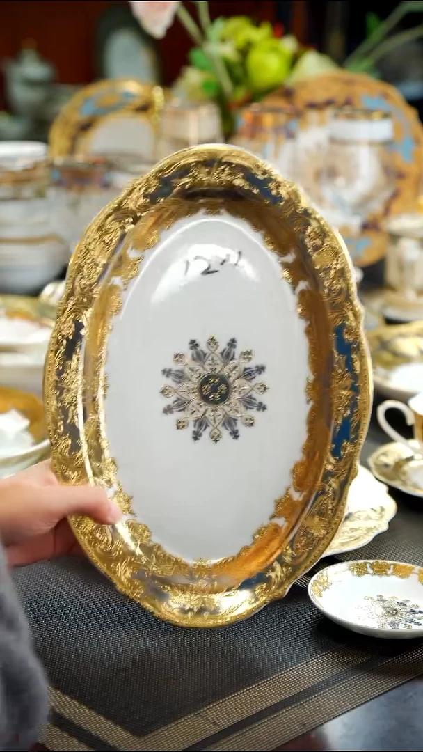 瓷片12英寸鱼盘   1个