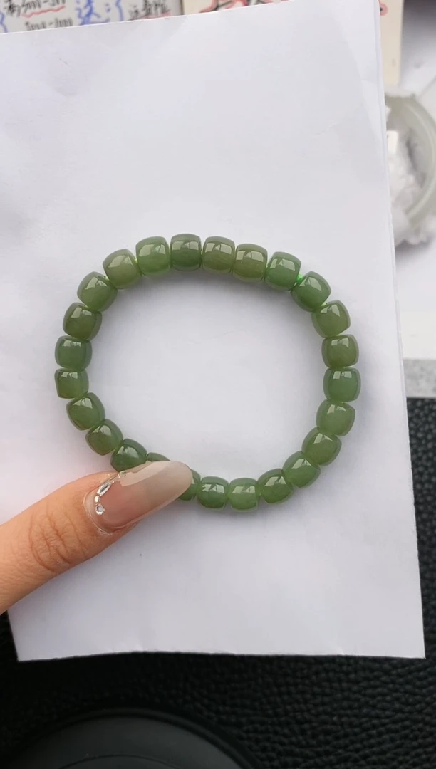 【闪购商品】和田玉手链未镶嵌666微色差T