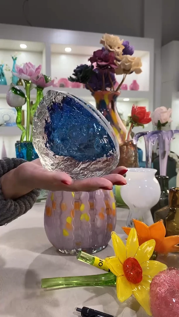 邂****林慕忆家手作琉璃花瓶