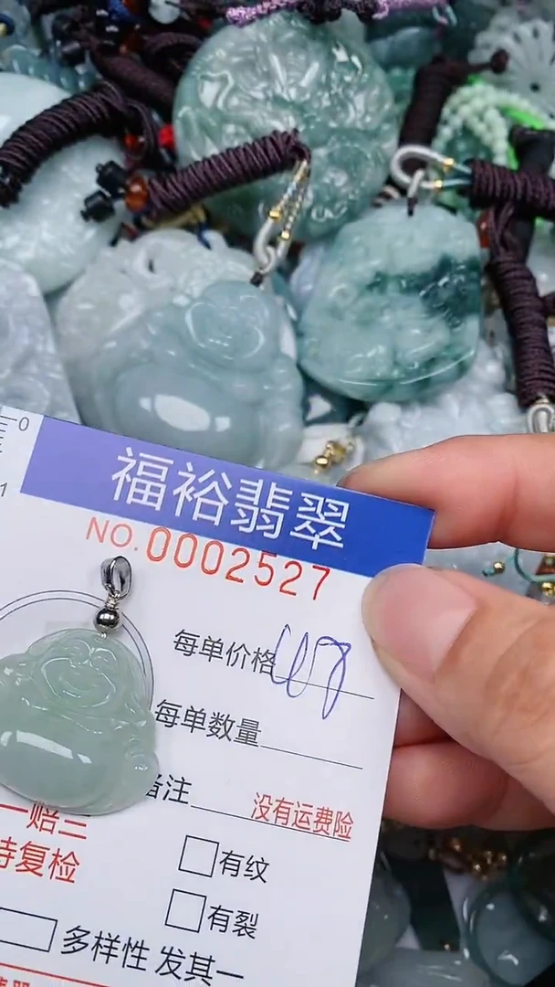 翡翠未镶嵌颈饰...0002527