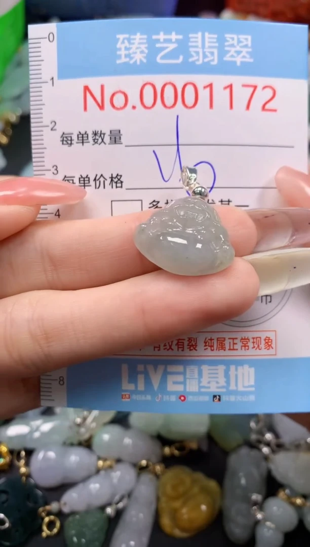 翡翠未镶嵌吊坠(不含链)1172