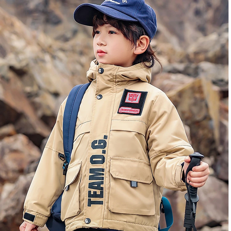 TRANSFORMERS/变形金刚秋冬防风中大童保暖防泼水户外工装T0074