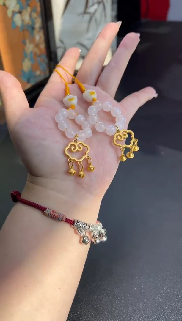未镶嵌手串玛瑙/玉髓手机挂FL25121801多样性发一