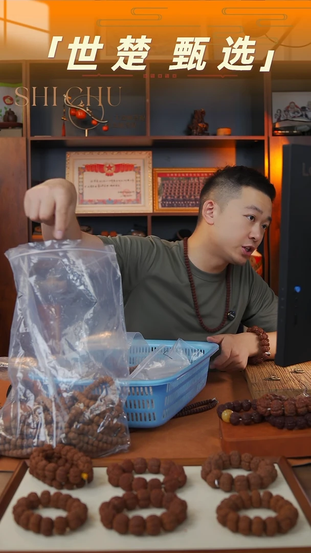 金刚菩提手串12mm勿里达纯血老树王单圈手串