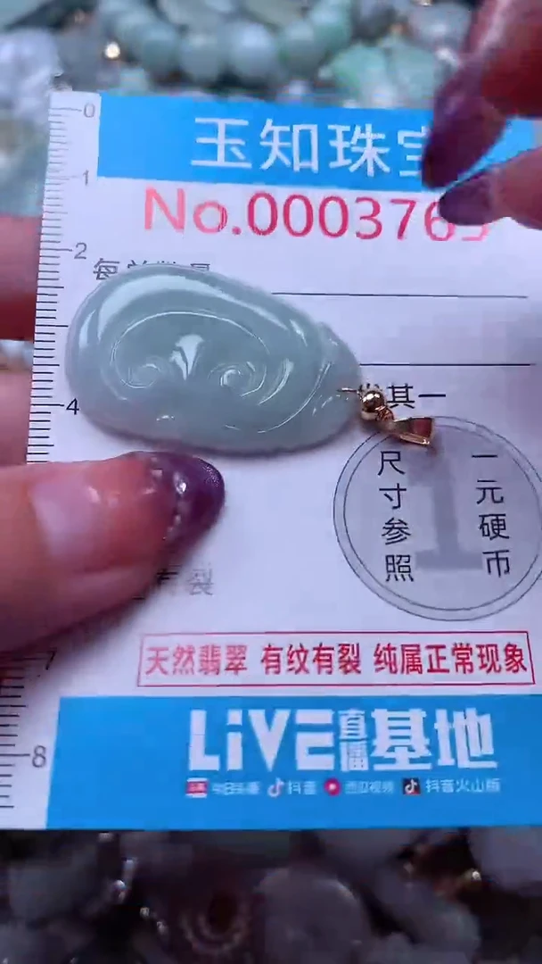 翡翠未镶嵌吊坠(不含链)3769