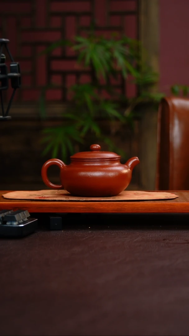 茶壶紫砂仿古 大红袍