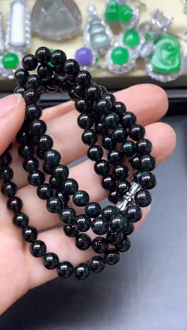 颈饰未镶嵌翡翠633-中国好珍宝