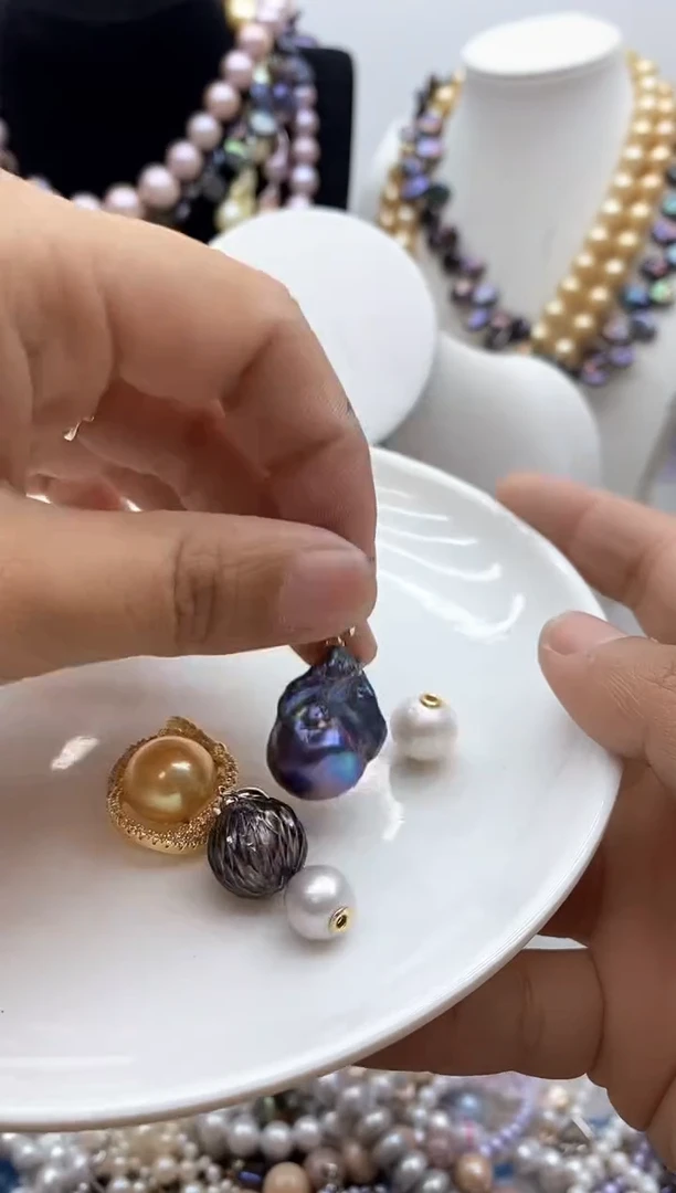【闪购商品】淡水珍珠颈饰钛钢166