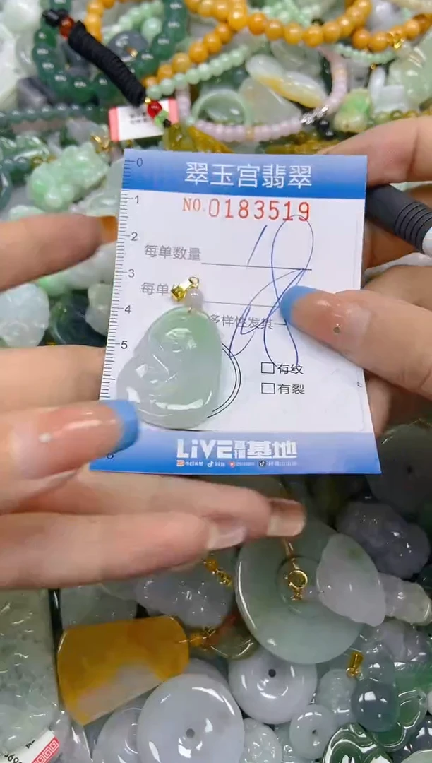 翡翠未镶嵌颈饰闪购0183519