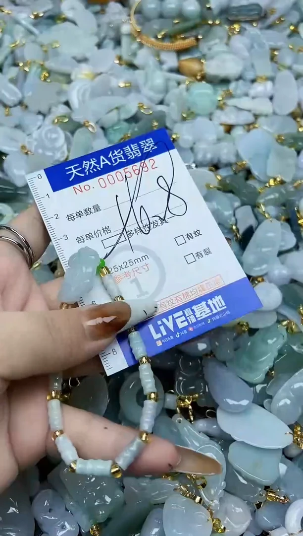 【闪购商品】翡翠颈饰未镶嵌天然A货翡翠