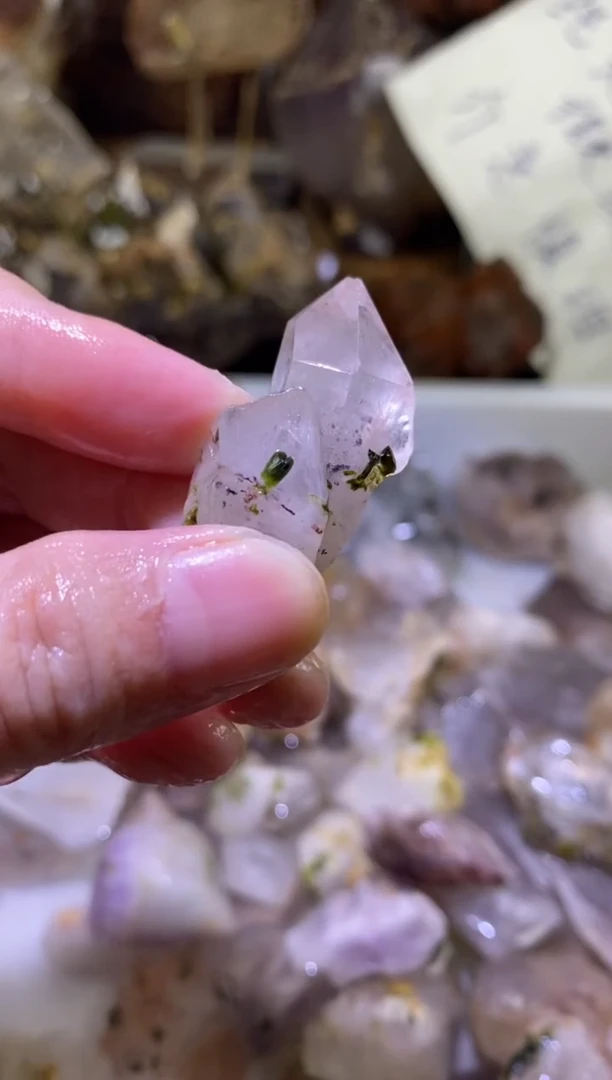未镶嵌珠宝半成品水晶74号四川超七花园水晶