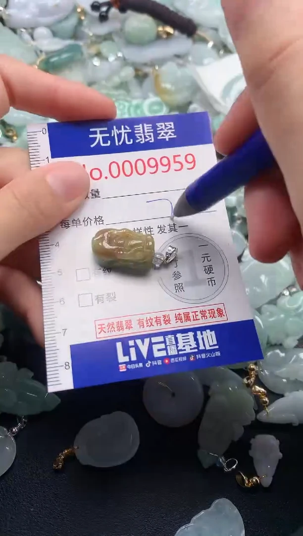 颈饰未镶嵌翡翠9959