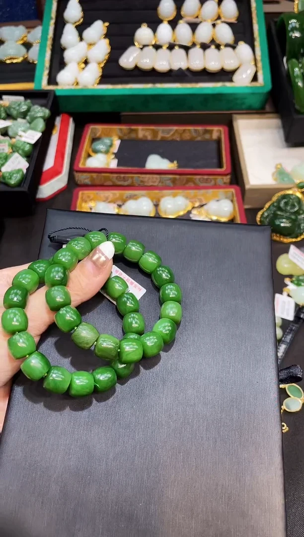 手串未镶嵌和田玉13-14MM多样性发一Z