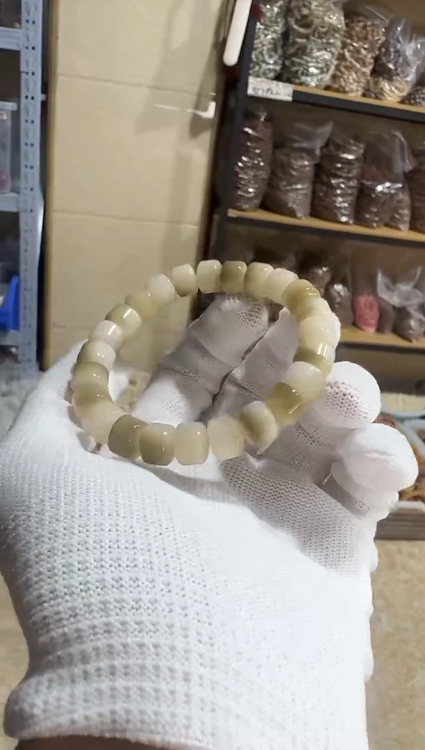 菩提根/象牙果手串菩提根金轮灰色